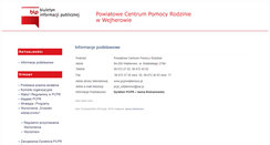 Desktop Screenshot of bip.pcprwejherowo.pl