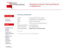 Tablet Screenshot of bip.pcprwejherowo.pl